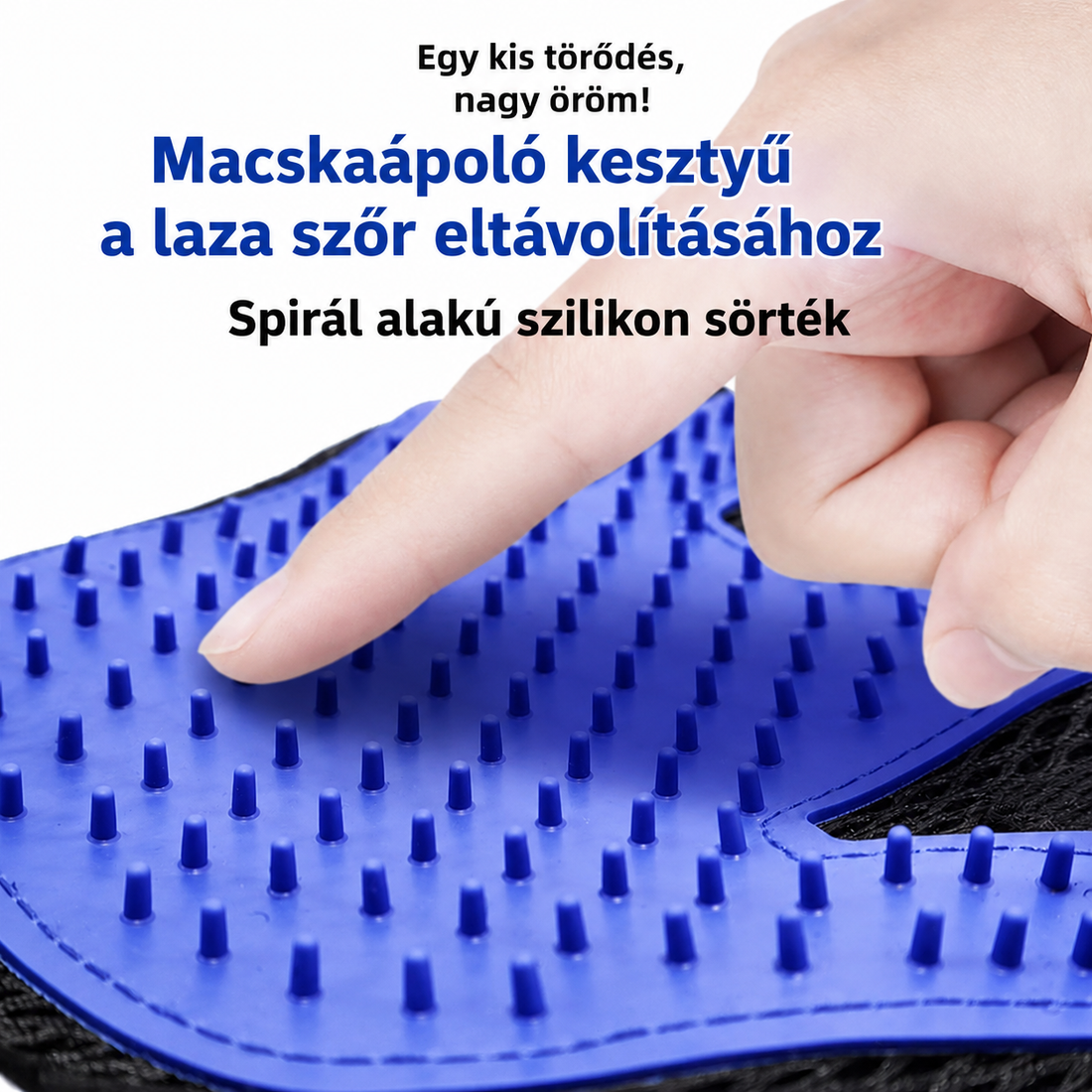 Mancsvilág™ | Ápoló- és Masszírozó Kesztyű